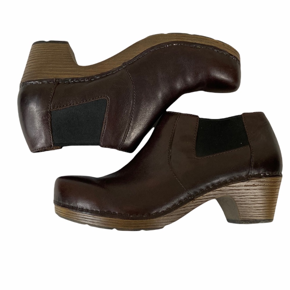 Dansko Marilyn Boots brown leather size 38